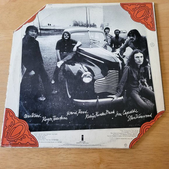 TRAFFIC Shoot Out At The Fantasy Factory LP 1973 Island SW-9323 Rock Jazz LP9 - Picture 3 of 10